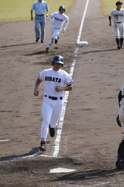 秋季中国地区高校野球大会２回戦の結果 １０月２６日 松江 島根県立平田高等学校