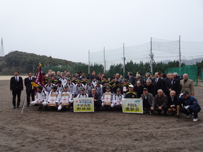 出雲市による野球部員激励会