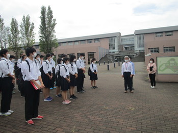 大学訪問の様子