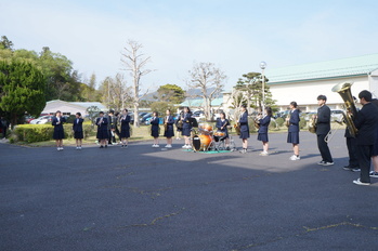 吹奏楽部歓迎演奏会