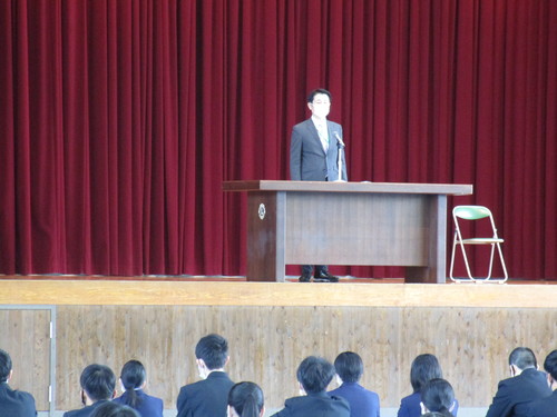 令和３年度１学期始業式をおこないました（４月８日）